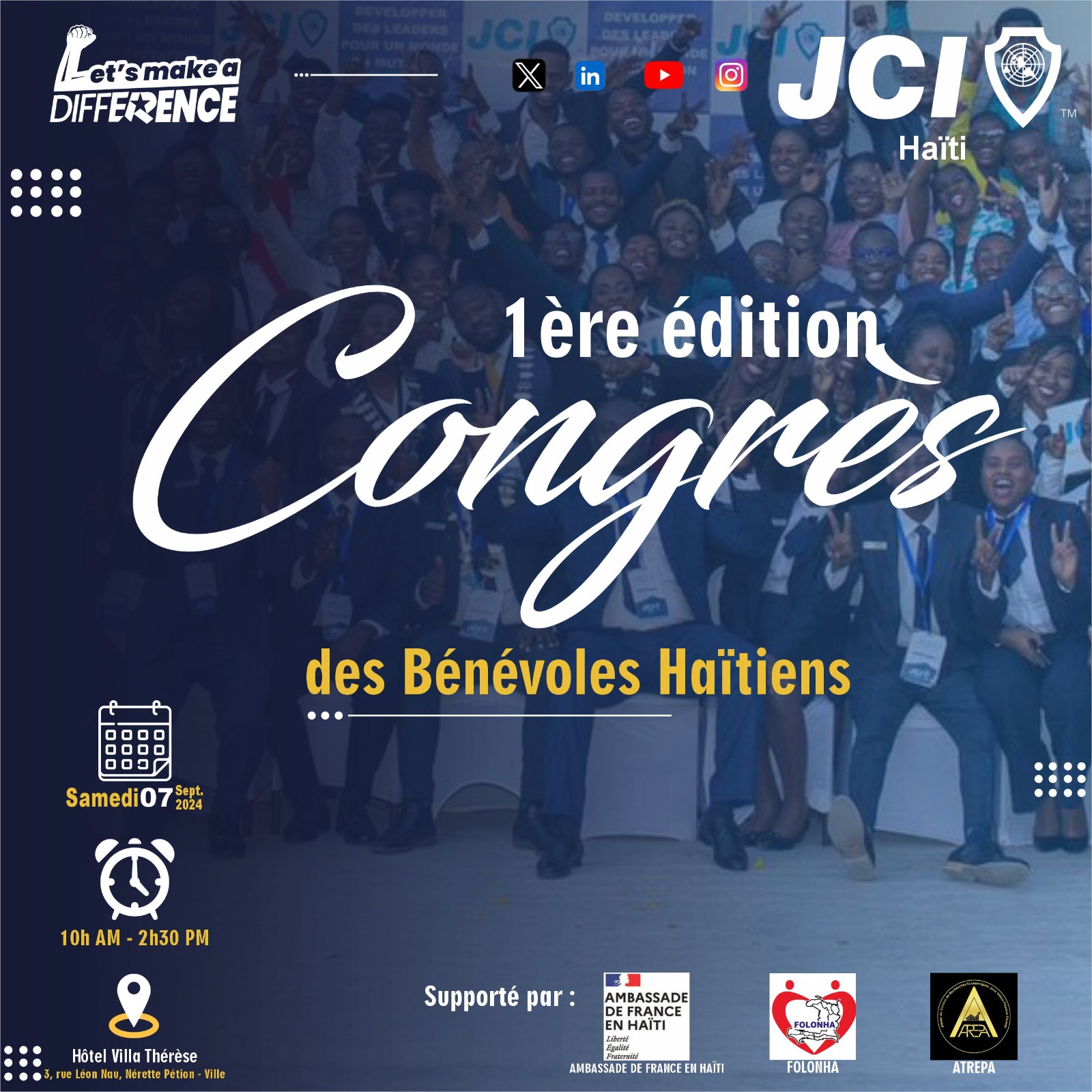 photo evenement CONGRÈS DES BÉNÉVOLES HAÏTIENS